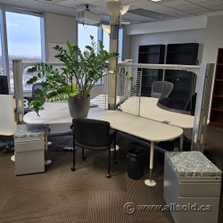 Grey Herman Miller Resolve Systems Furniture, Cubicles